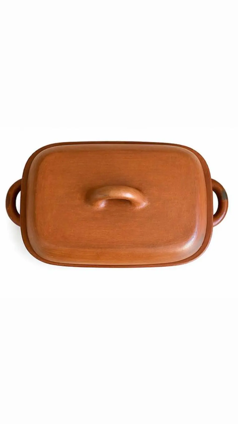 Fuente grande rectangular con tapa  3