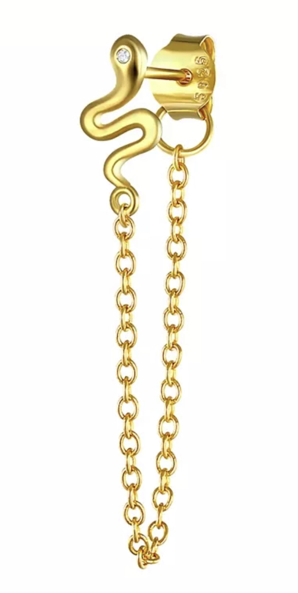 Aro snaky cadena gold