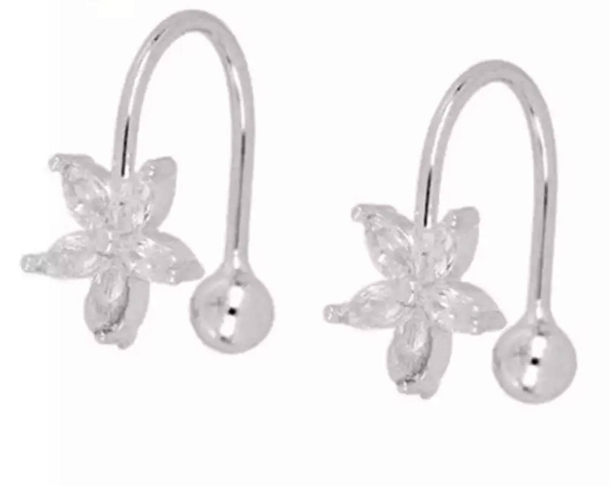 Clip Rose Plata