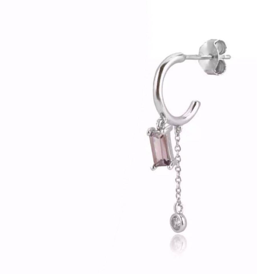 Aro lavanda silver dot chain