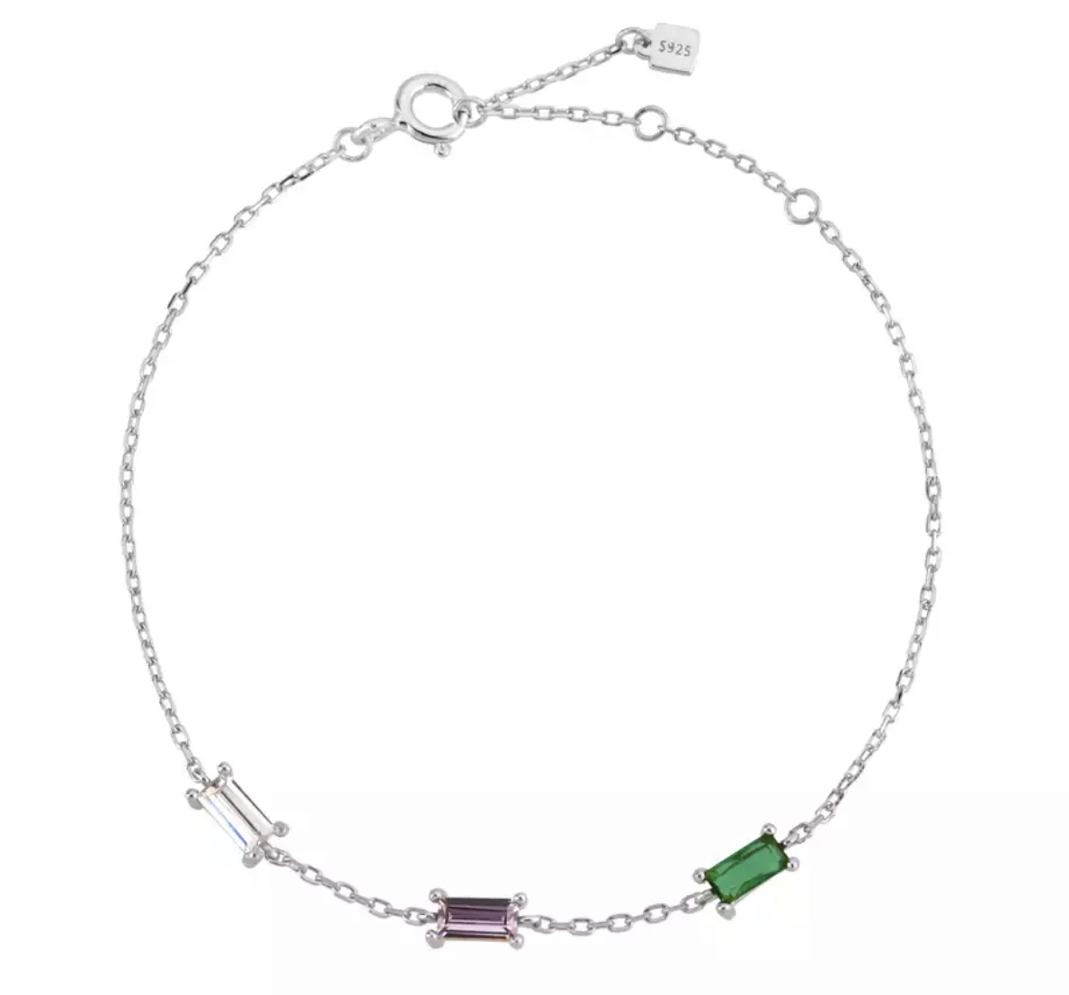 Pulsera Lavender silver