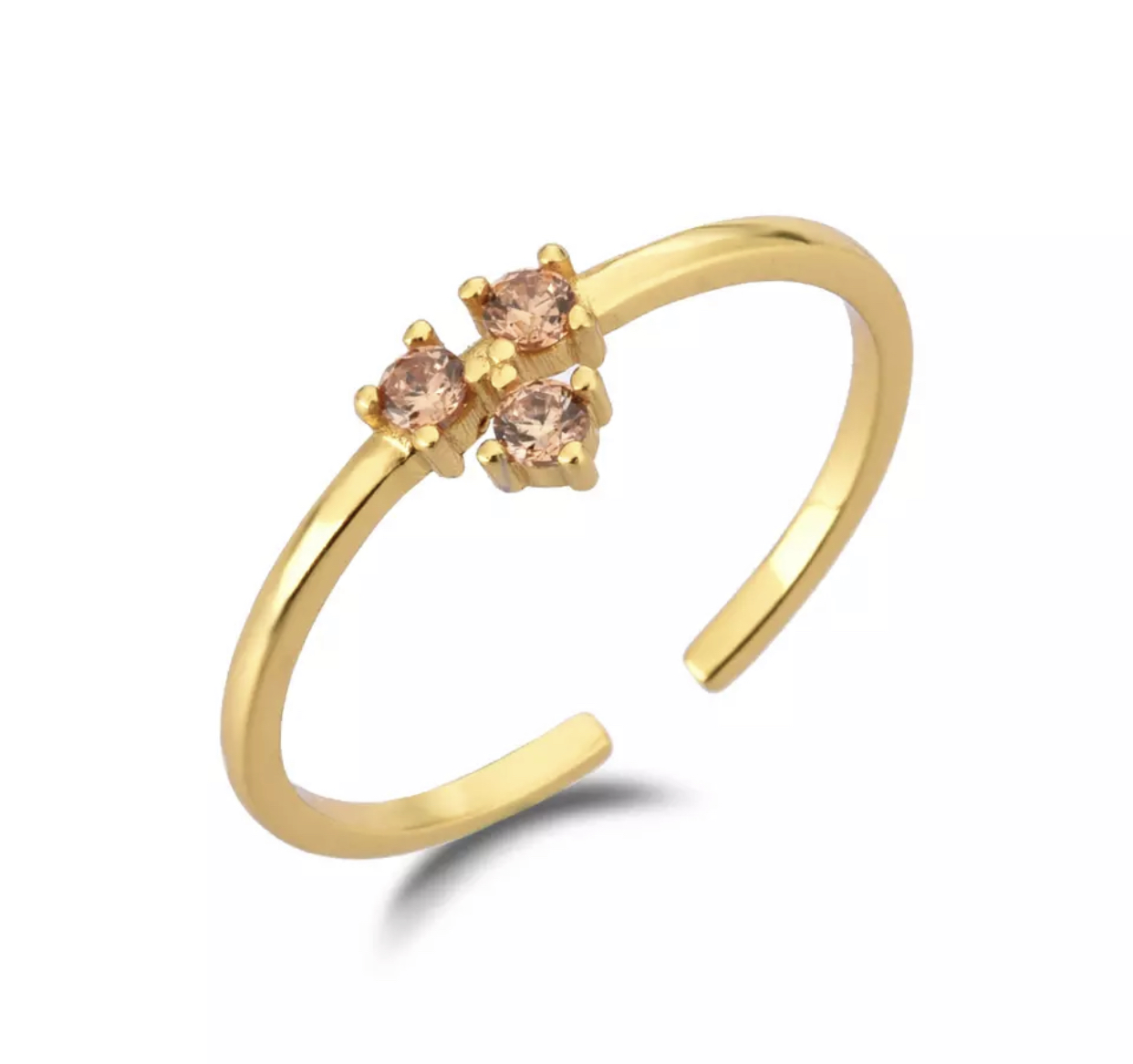 Anillo Noa Champagne