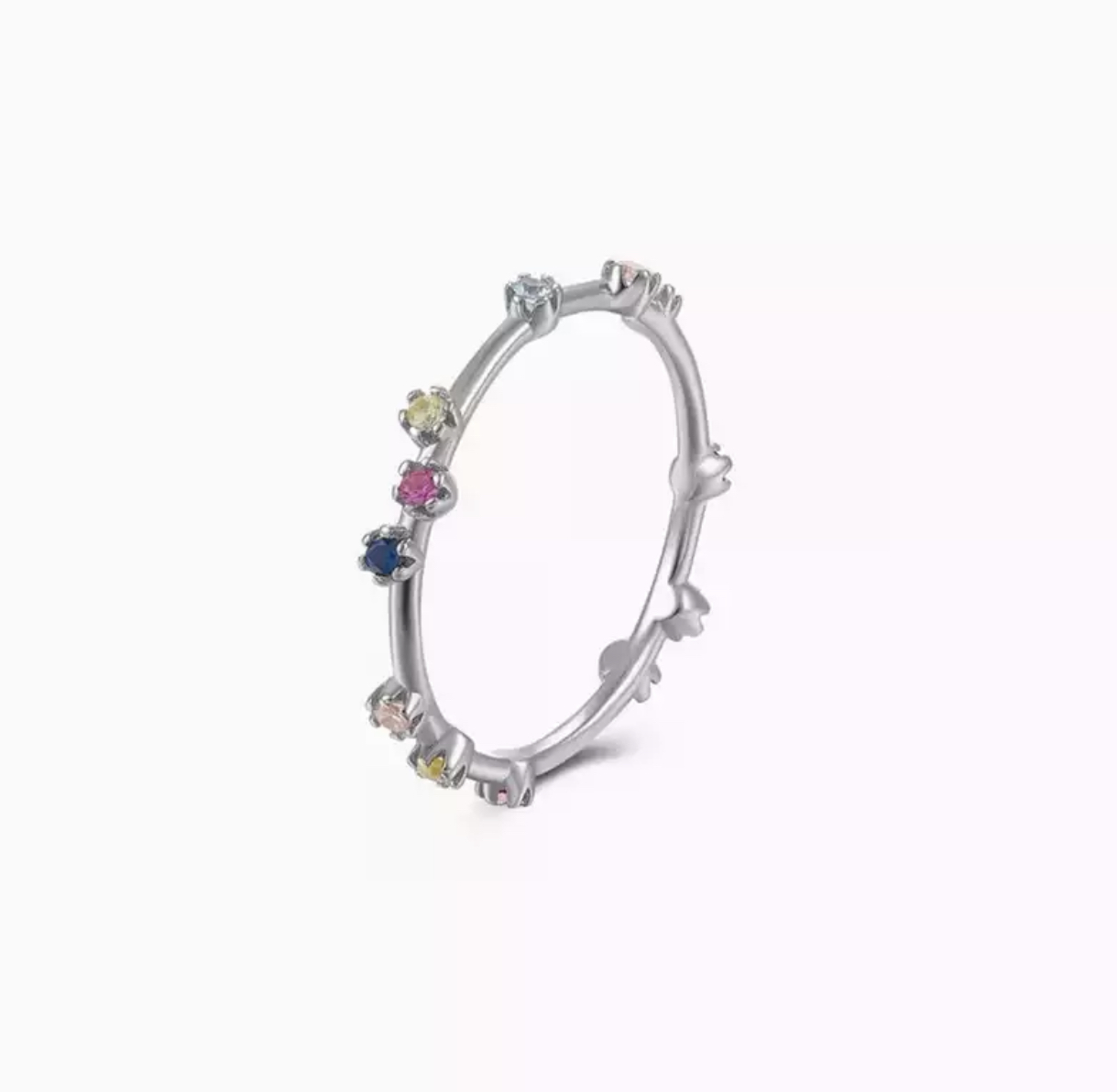 Anillo Rainbow plata