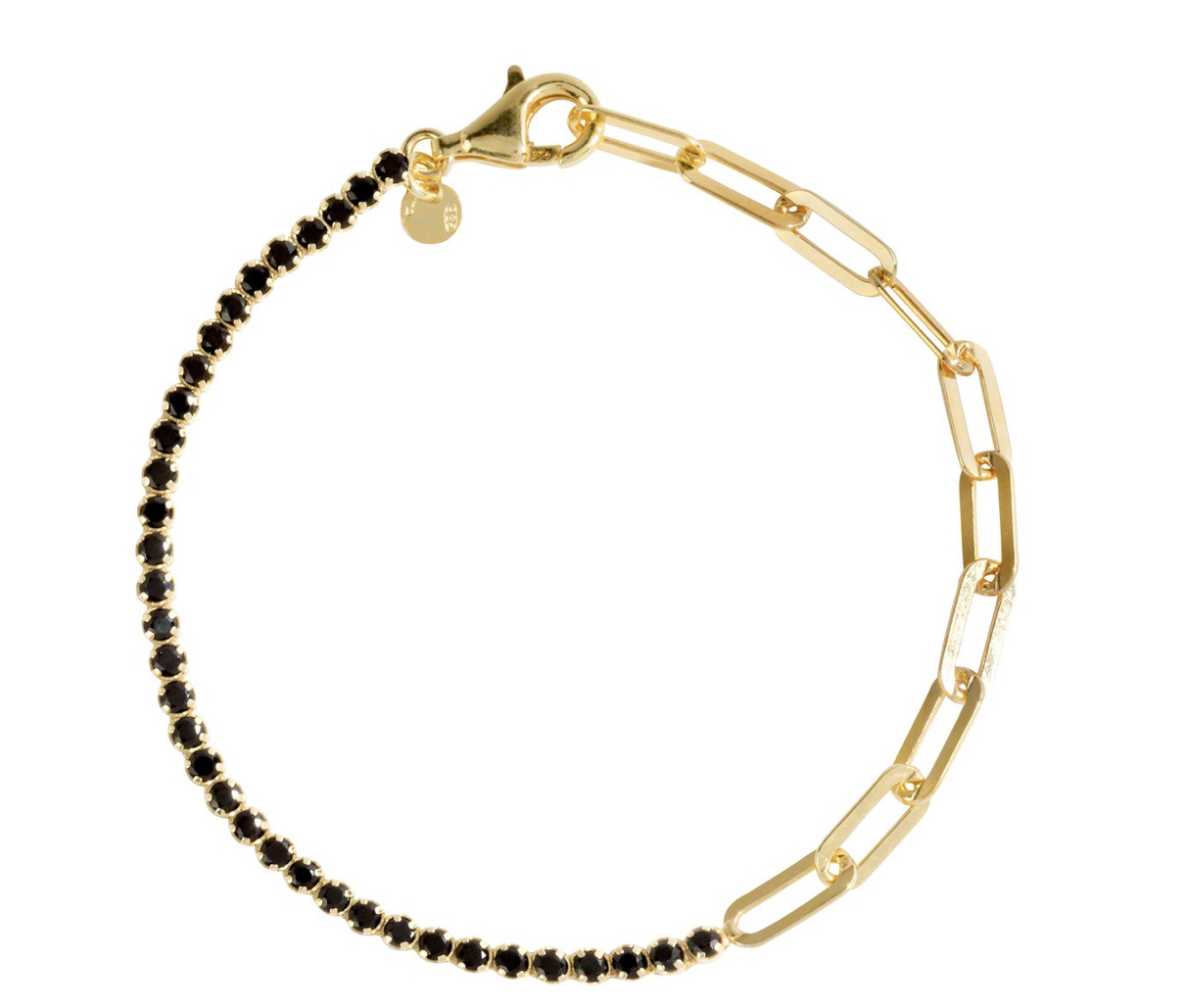 Pulsera Black& Chain