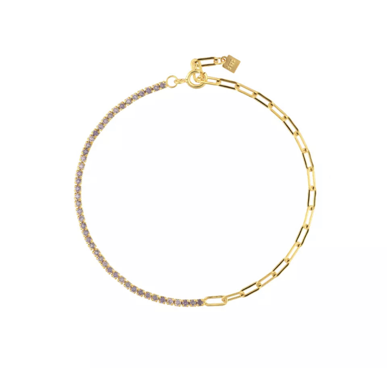 Pulsera Lavender & Chain
