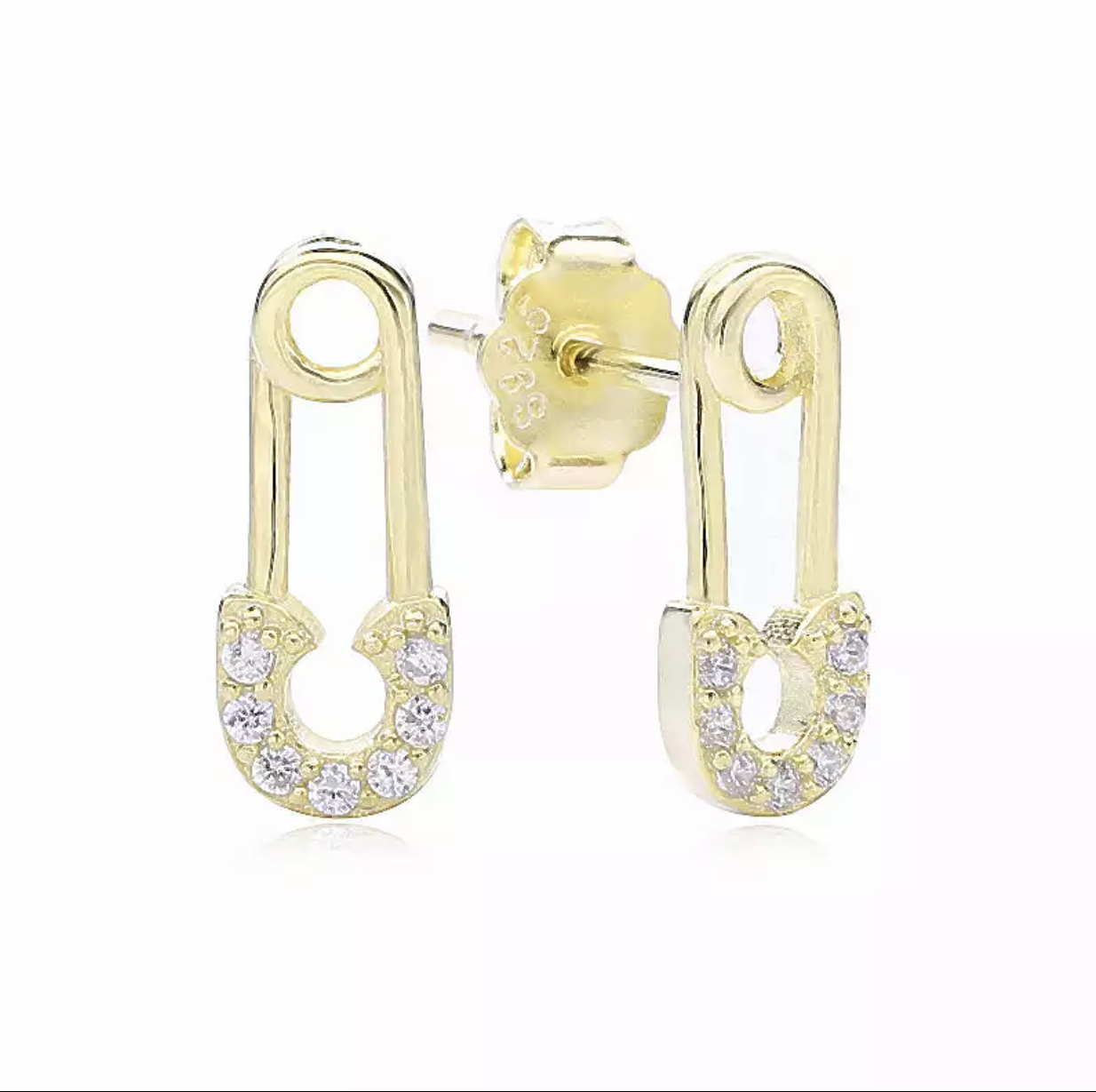Aro paper clip dorado