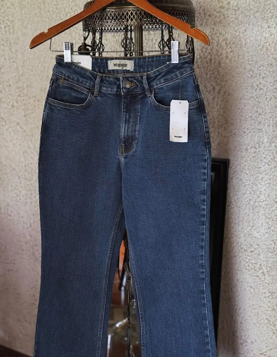 Jeans Wrangler elásticados tiro alto 3