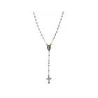 Collar Rosario Cola De Topo Plata Fina 925  1