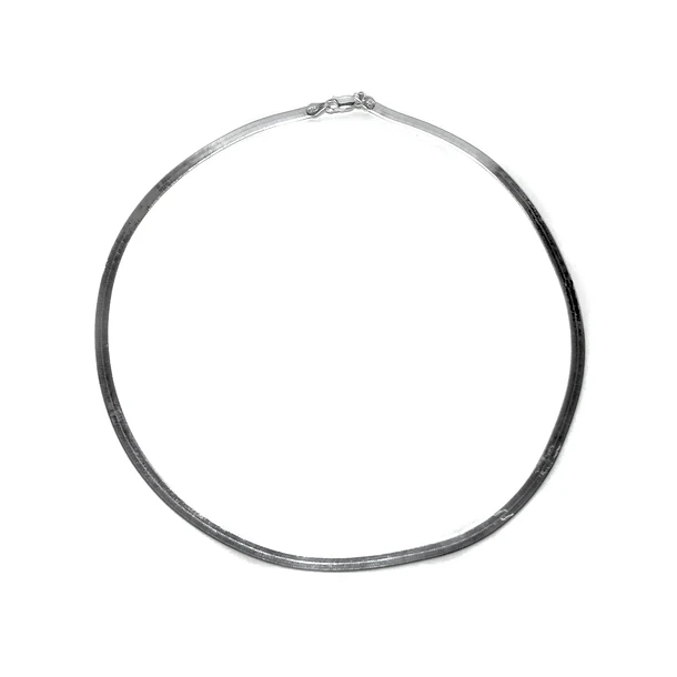Collar Plano Plata Fina 925  1