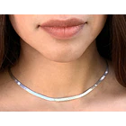 Collar Plano Plata Fina 925  2