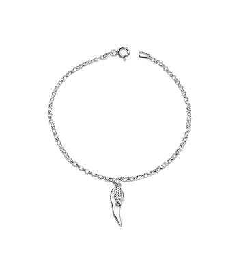 Pulsera Ala Plata Fina 925 