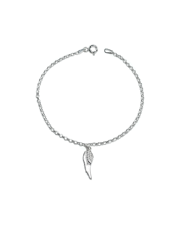 Pulsera Ala Plata Fina 925 