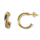 Aros Argolla 18mm Enchapado Oro 18 K 1