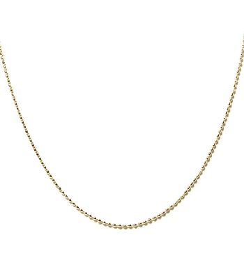 Cadena Mini Beads Enchapado Oro 18 K 