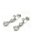 Aros 3 Circones Colgante Plata Fina 925 