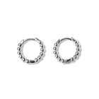 Aros Argollas Bolitas Bisagra Plata Fina 925  1