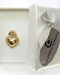 Colgante Corazón Detente Enchapado Oro 18K