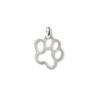 Colgante Huella Perro Calada Plata Fina 925 1