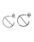 Aros Argolla Barra 18mm Plata Fina 925