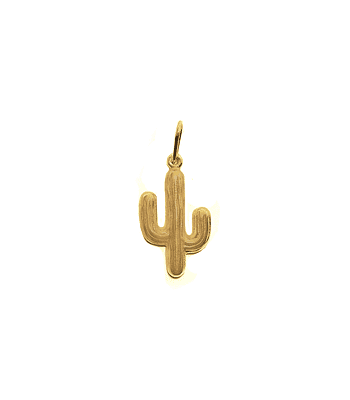 Colgante Cactus Enchapado Oro 18K