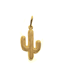 Colgante Cactus Enchapado Oro 18 K