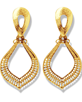 Aros Martha Enchapado Oro 18K