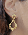 Aros Martha Enchapado Oro 18K