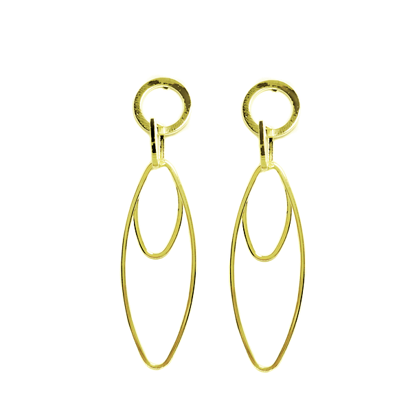 Aros Zoe Enchapado Oro 18K