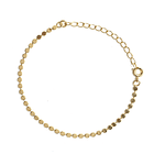 Pulsera Discos Enchapado Oro 18K 1