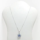 Collar Estrella Ojo Turco Plata Fina 925 45CM 3