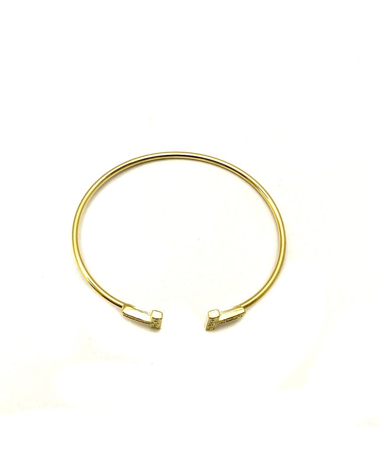 Pulsera Esclava Lidia Enchapado Oro 18K