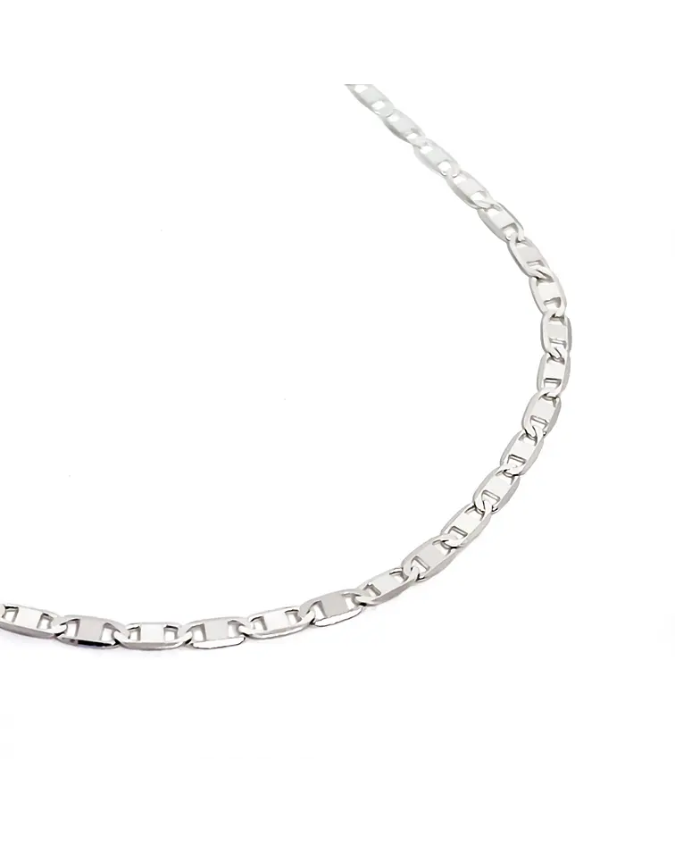 Cadena Bizantina-Plata Y Oro-Sin Piedra-CD5001 - Sinpiedra - Mamba Negra