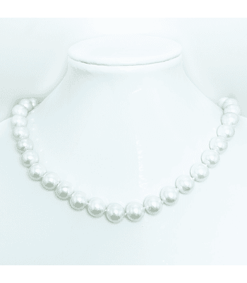Collar Perlas 10mm Shellpearl Nácar Blanco