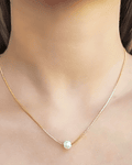 Collar Perla Isabella Enchapado Oro 18K