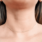 Collar Choker Anastacia Tubos Enchapado Oro 18K 2