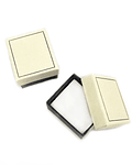 Aros Bebé Circón Blanco 4mm Enchapado Oro 18 K