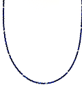 Collar Mini Lapislázuli Facetadas Plata Fina 925