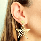 Aros Star Enchapado Oro 18K 3