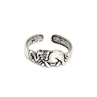 Anillo Midi Elefante Plata Fina 925 Adaptable 1