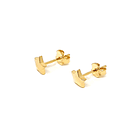 Aros Estrella 6mm Enchapado Oro 18K 1