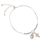 Pulsera Virgen De Los Rayos Cruz Plata Fina 925  1