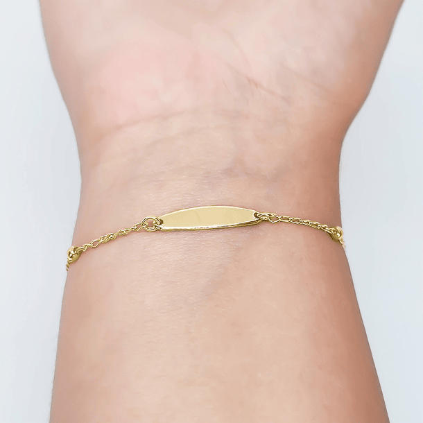 Pulsera Niña Piocha Enchapado Oro 18K