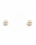 Aros Bebé Mini Perla Sintética 3mm Enchapado Oro 18K