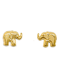 Aros Elefantes Enchapado Oro 18K