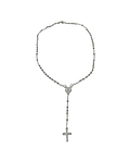 Collar Rosario Virgen De Guadalupe 50CM Plata Fina 925