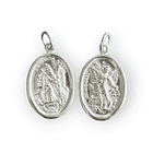 Colgante Medalla San Miguel Arcángel 16mm Plata Fina 925 1