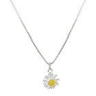 Collar Girasol Plata Fina 925 1