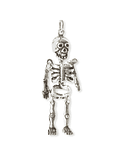 Colgante Esqueleto Plata Fina 925