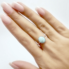 Anillo Manav Larimar Plata Fina 925 4