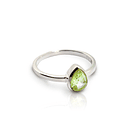 Anillo Meena Gota Peridot Plata Fina 925 1